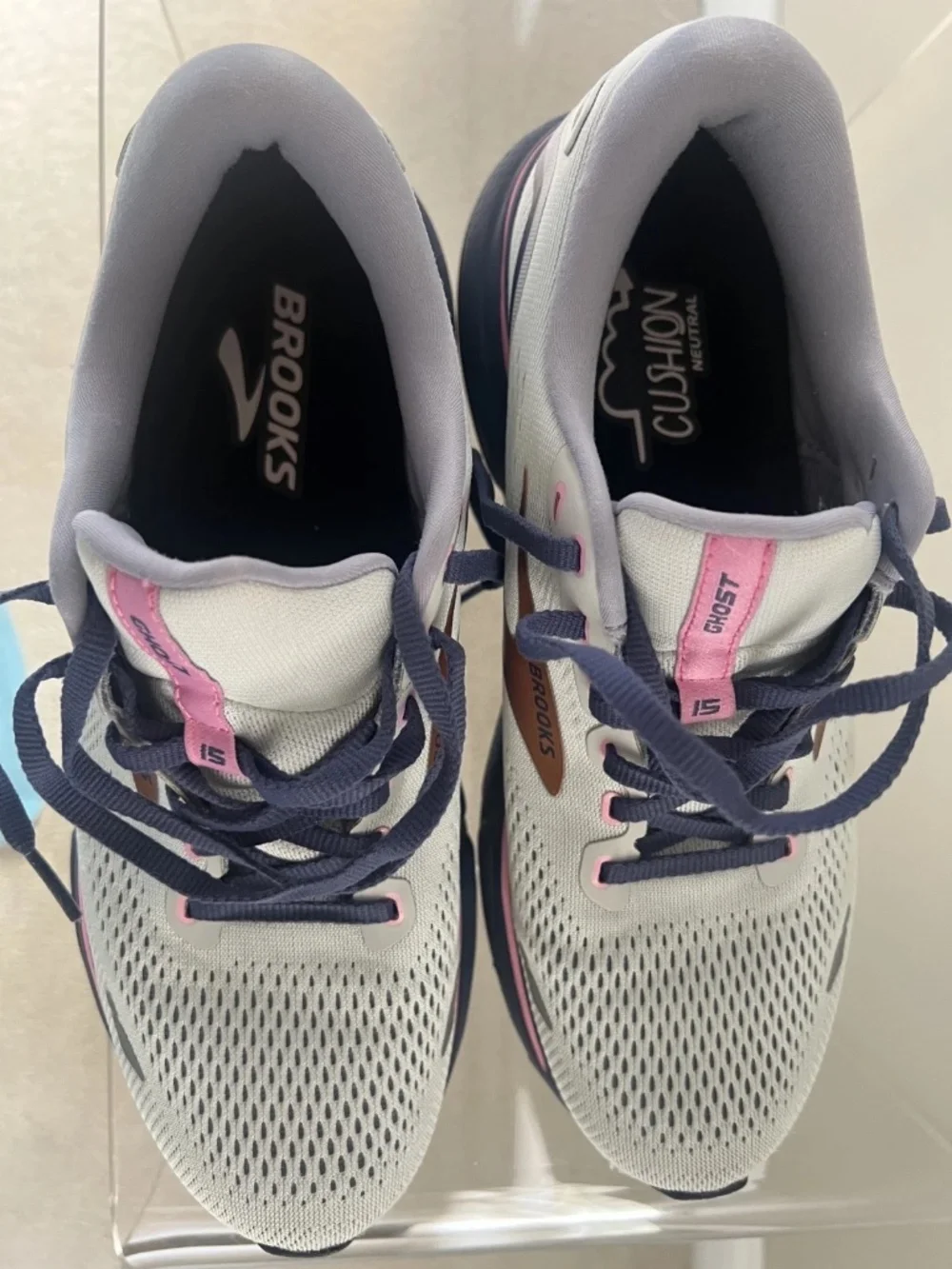Brooks Ghost Womens US Size 10 Gray mesh Athletic Running Shoes